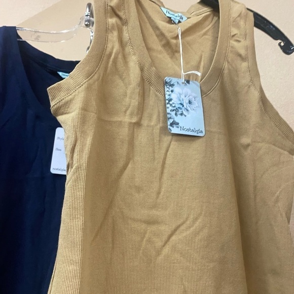 Nostalgia cotton ribbed tank top many sizes and colors - Picture 9 of 15